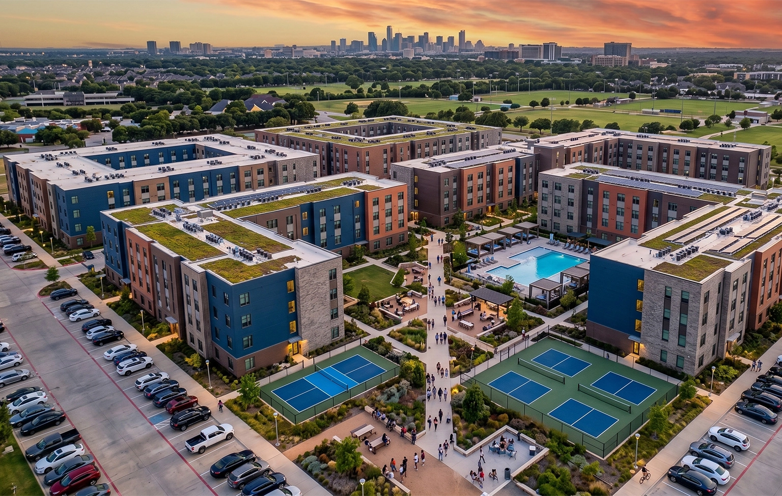 Student housing HVAC installation by Tempo Mechanical