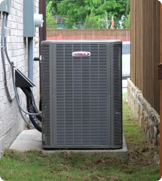 Tempo Mechanical Lennox central HVAC system installation in new construction