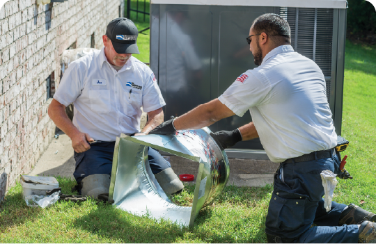 Tempo Mechanical packaged unit HVAC installation for multifamily projects